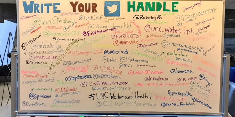 Reflections on Tweeting the UNC Water and Health Conference