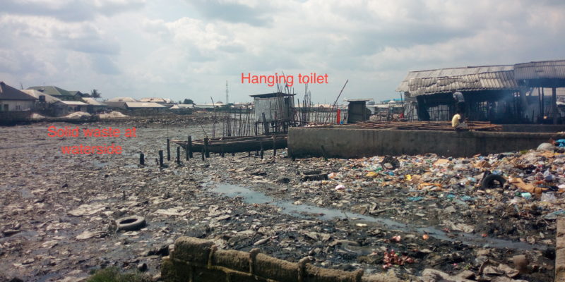 Sanitation coverage in waterfront communities of Port Harcourt, Nigeria